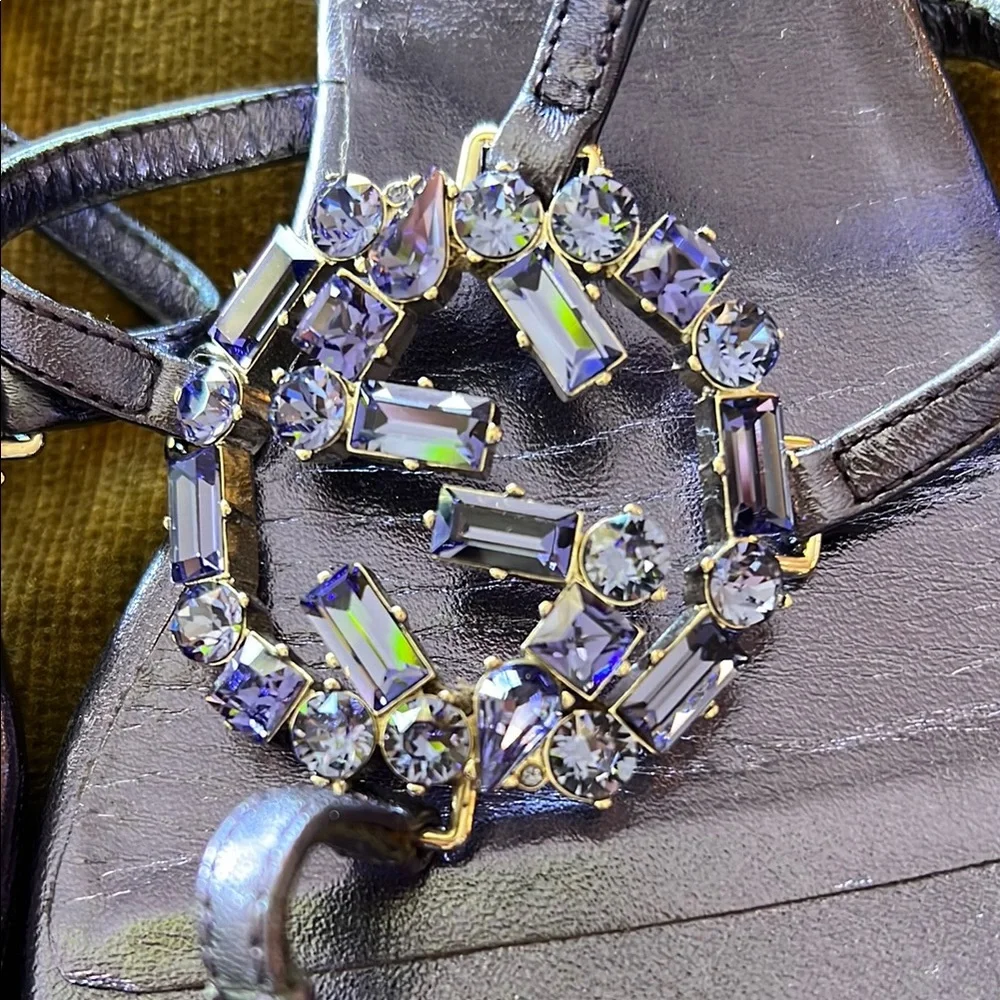 Gucci Women's Purple Sandals - Picture 3 of 5